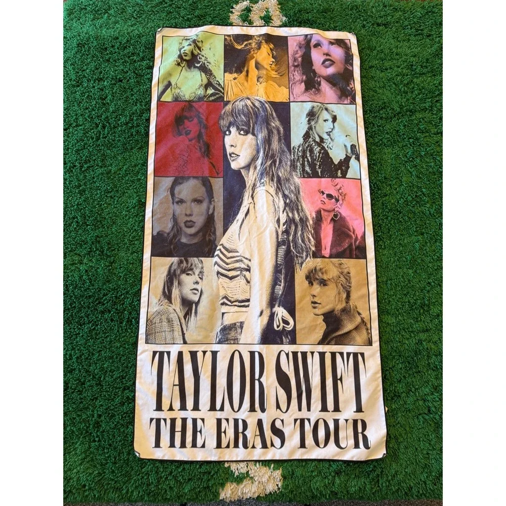Taylor Swift The Eras Tour Towel Unisex OS Multi Good Microfiber Collage Graphic
